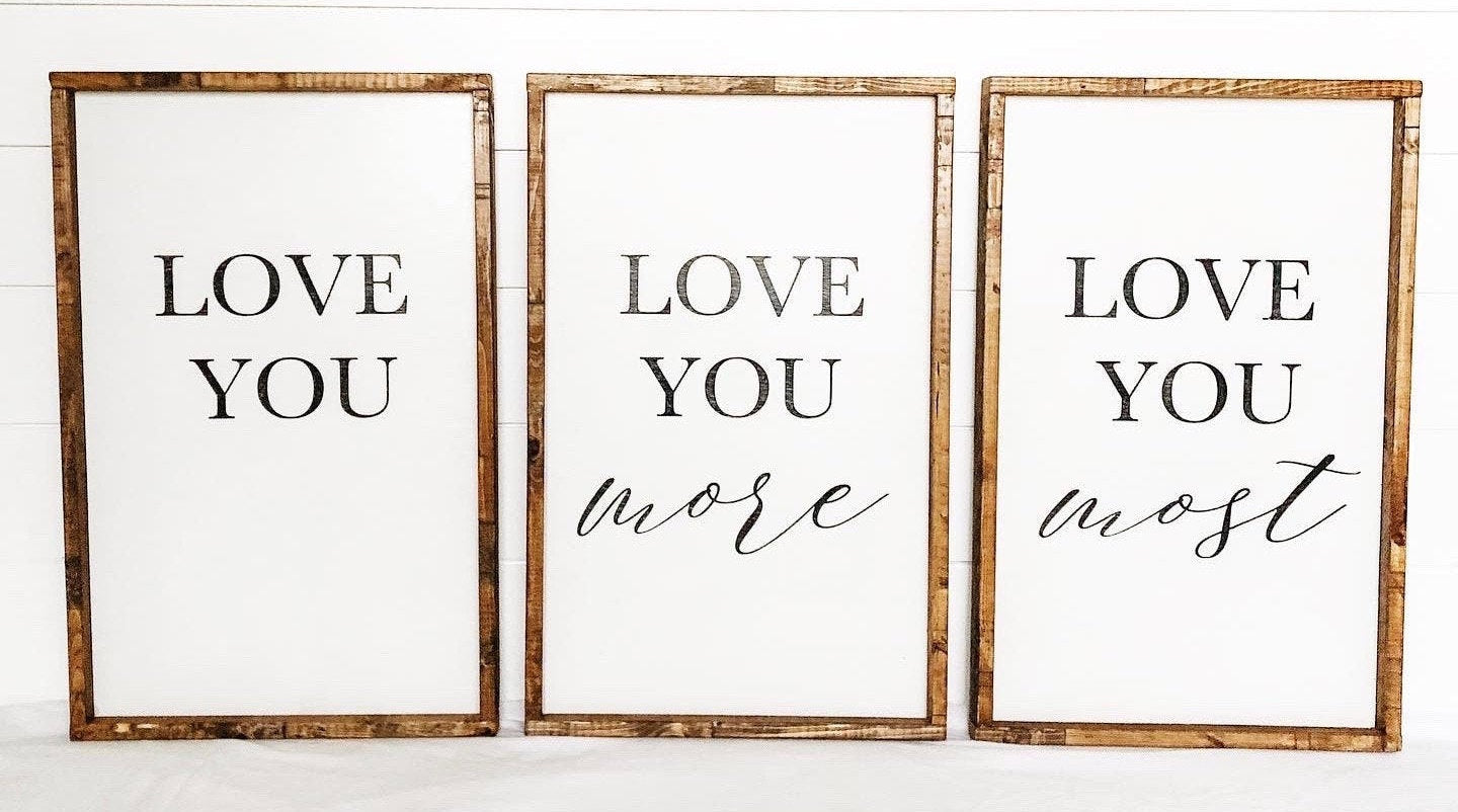 Love You (Set of 3)