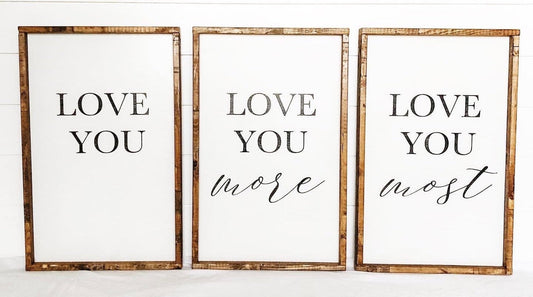 Love You (Set of 3)