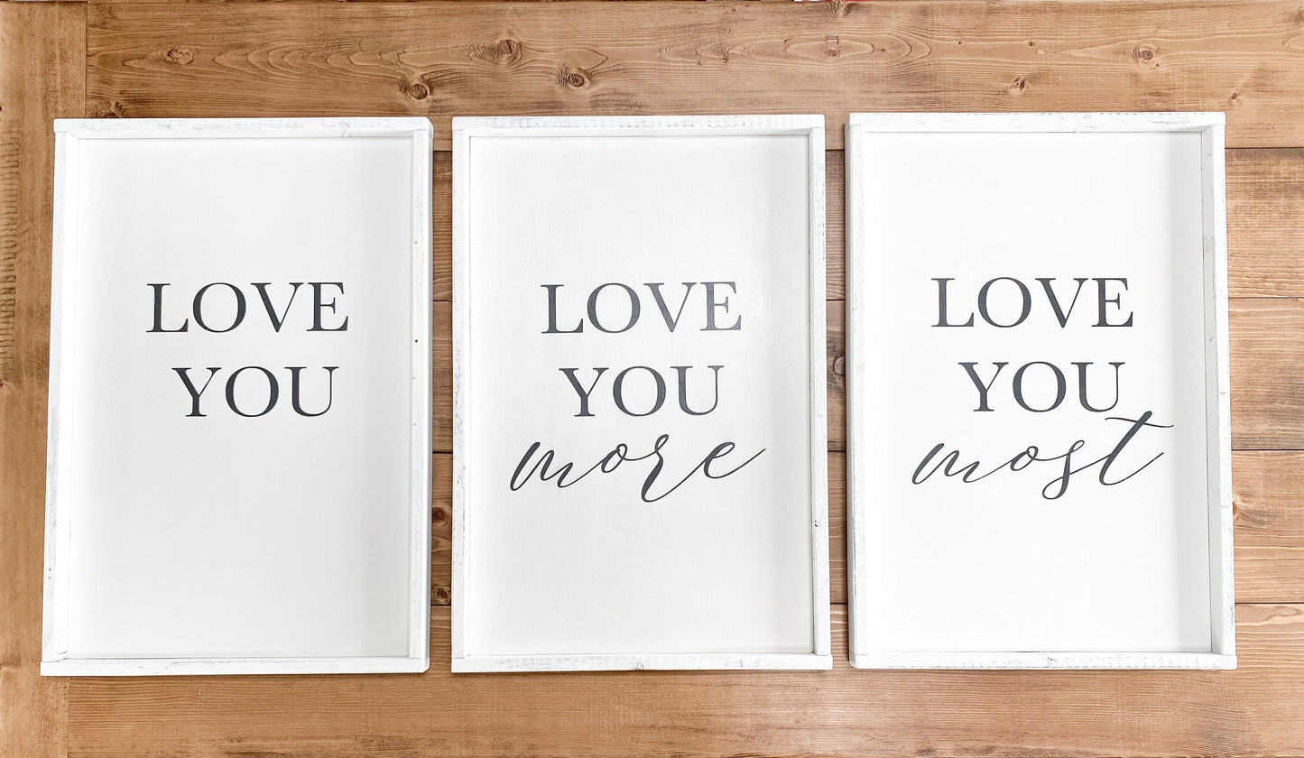 Love You (Set of 3)