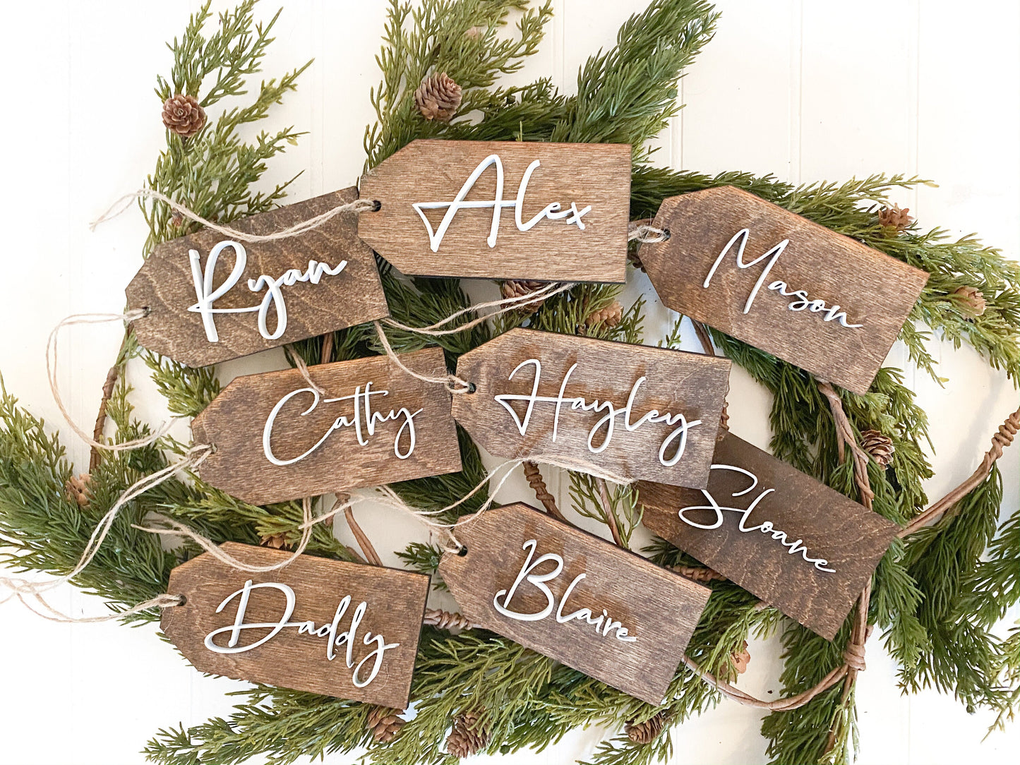 Personalized 3D Stocking Tag