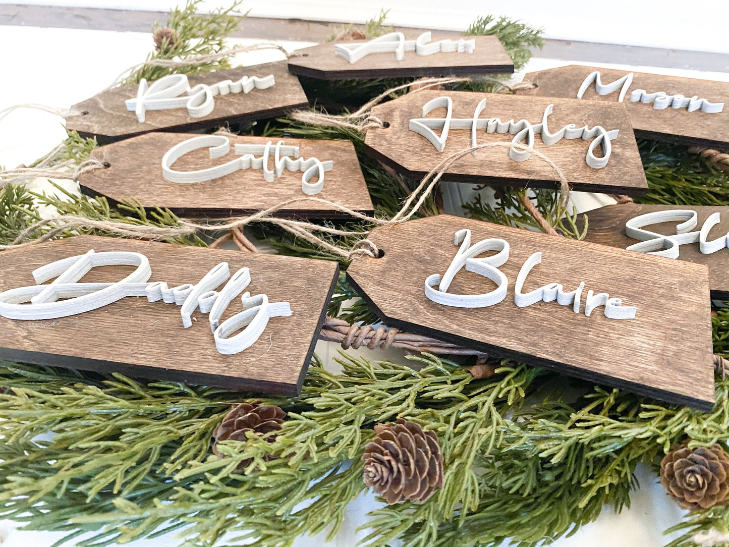 Personalized 3D Stocking Tag