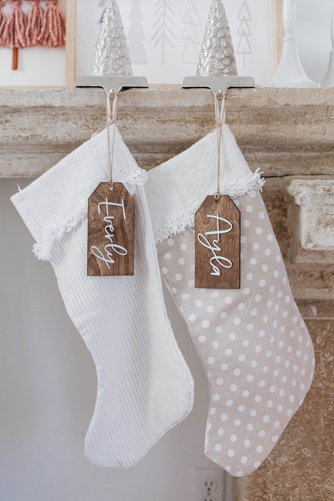 Personalized 3D Stocking Tag