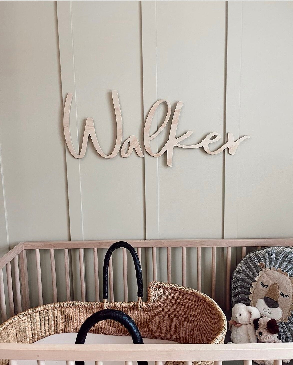 3D Nursery Name Sign// LASER CUT