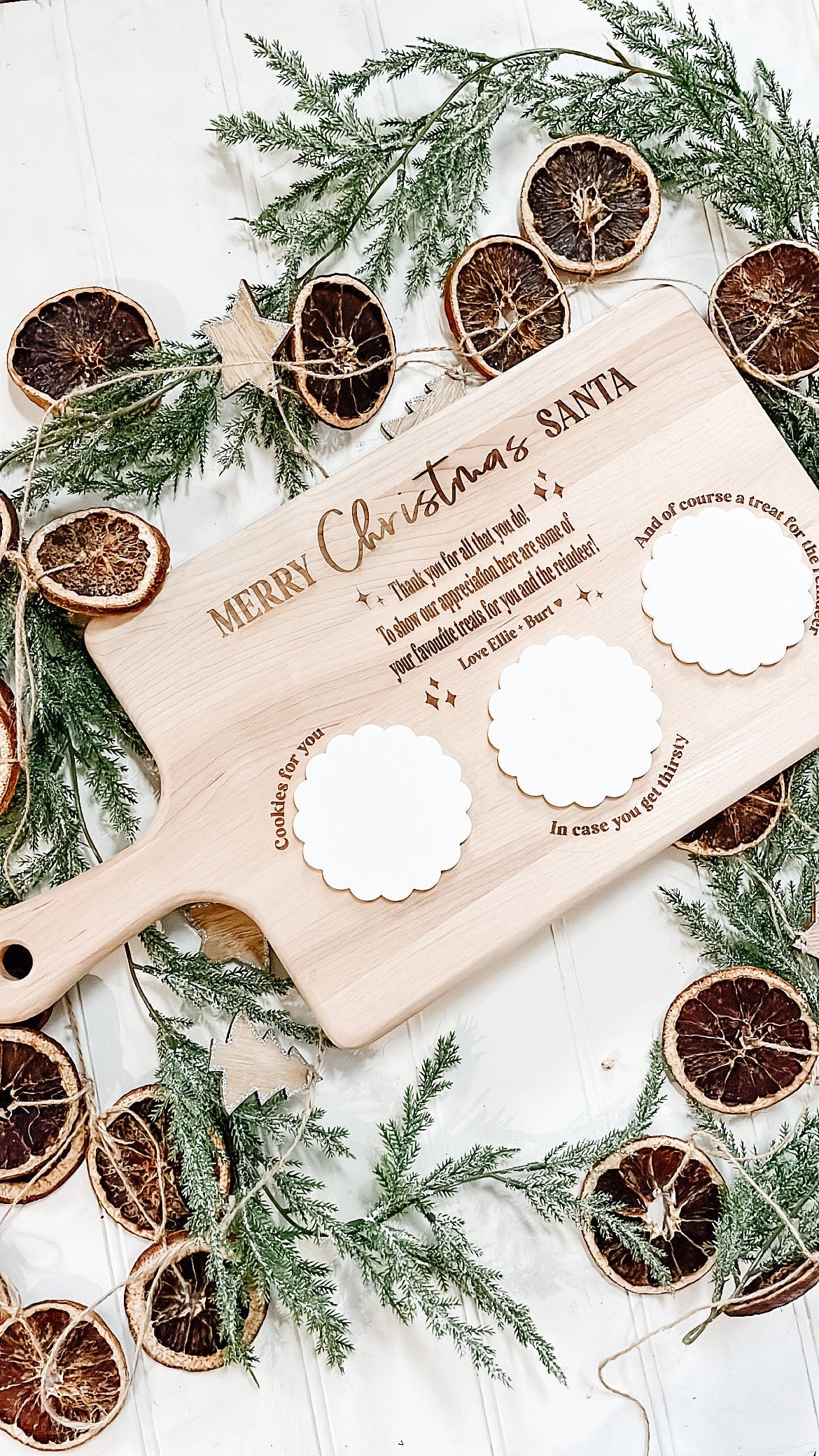 Santa Tray Cutting Board