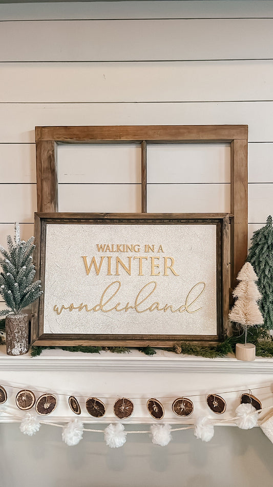 Walking In A Winter Wonderland 3D One Of A Kind//